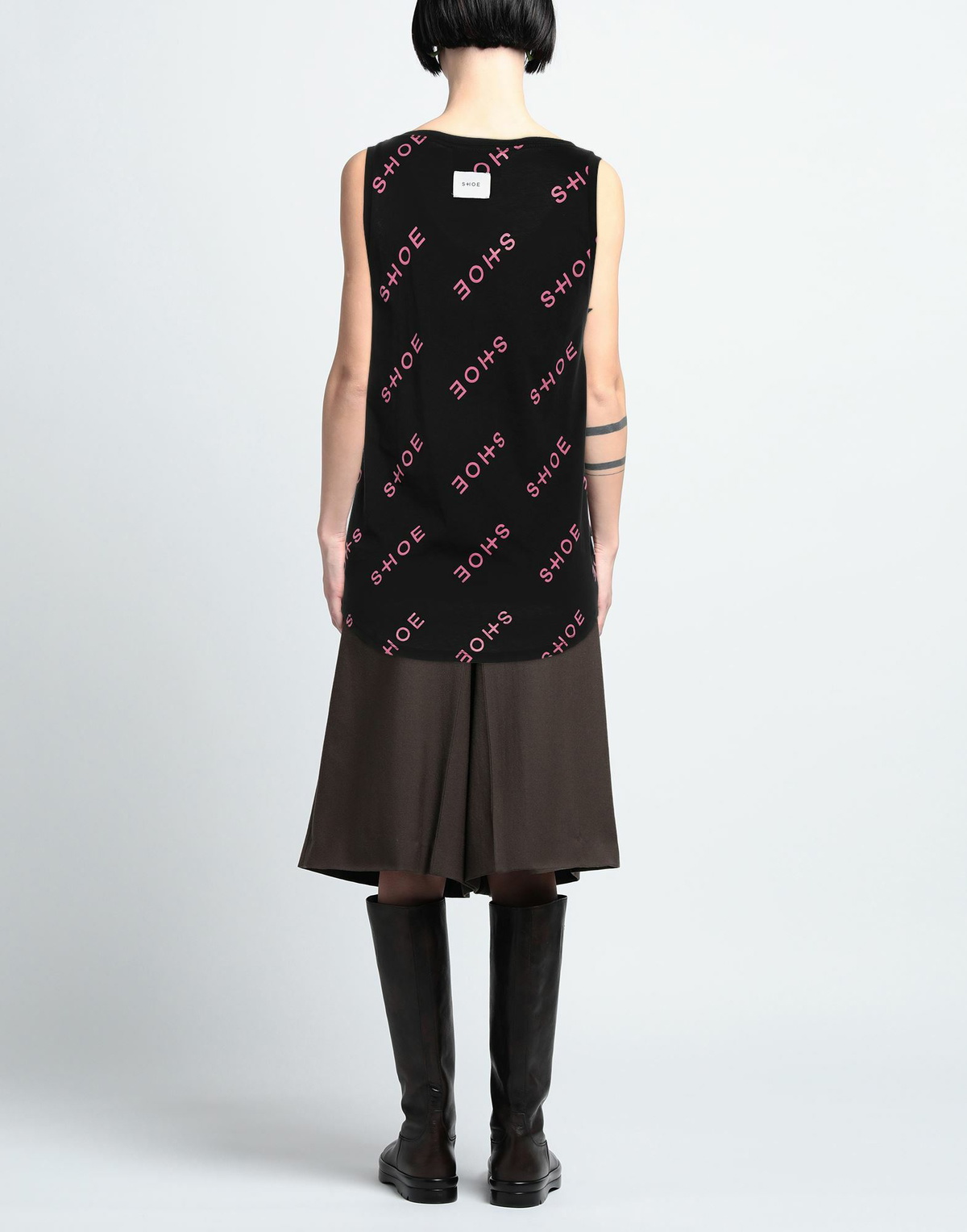 Shoe Womens Tank top in Black