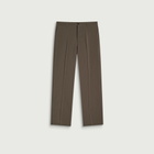 Les Deux Men's Mini Check Tailored Trousers in Dark Sand