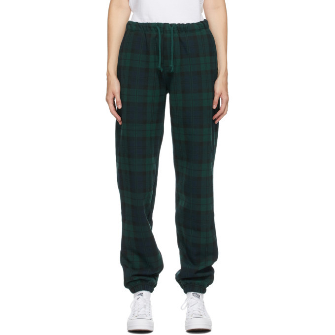 Noon Goons Green Tartan Plaid Icon Lounge Pants Noon Goons