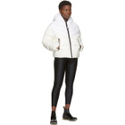 Moncler White Down Guenioc Coat