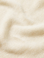 RALPH LAUREN PURPLE LABEL - Mulberry Silk and Linen-Blend Sweater - Neutrals - XL