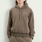 MM6 Maison Margiela Men's Logo Fleece Sweatshirt in Taupe