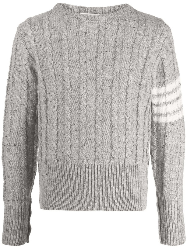 Photo: THOM BROWNE - 4-bar Wool Jumper