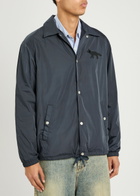Maison Kitsuné Coach Logo Shell Jacket Grey