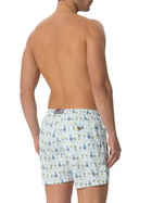 MC2 Saint Barth Man Light Fabric Swim Shorts With Gin Print | Gin Mare Special Edition