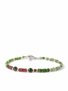 Peyote Bird - Ocala Sterling Silver Multi-Stone Beaded Bracelet