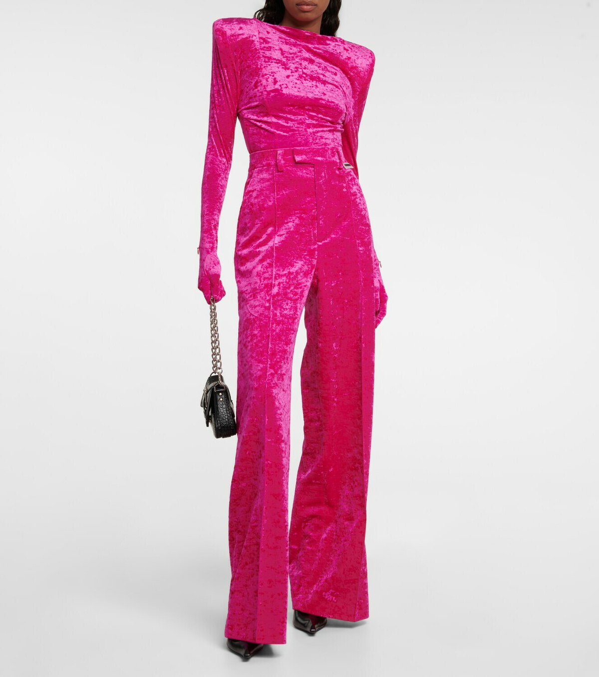 Vetements - Gloves velvet top