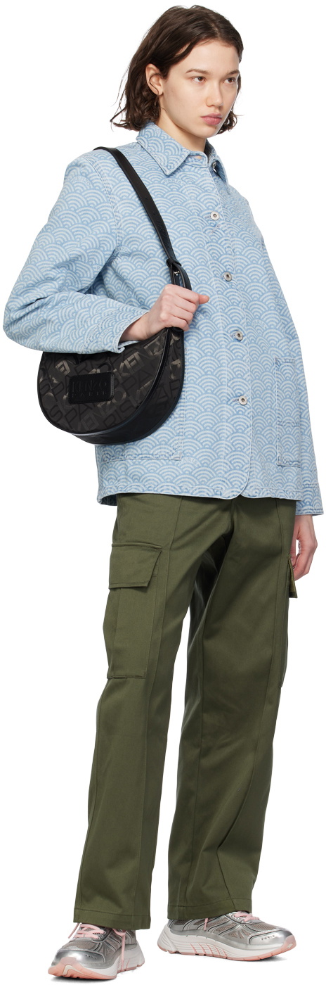 Kenzo Green Belt Trousers