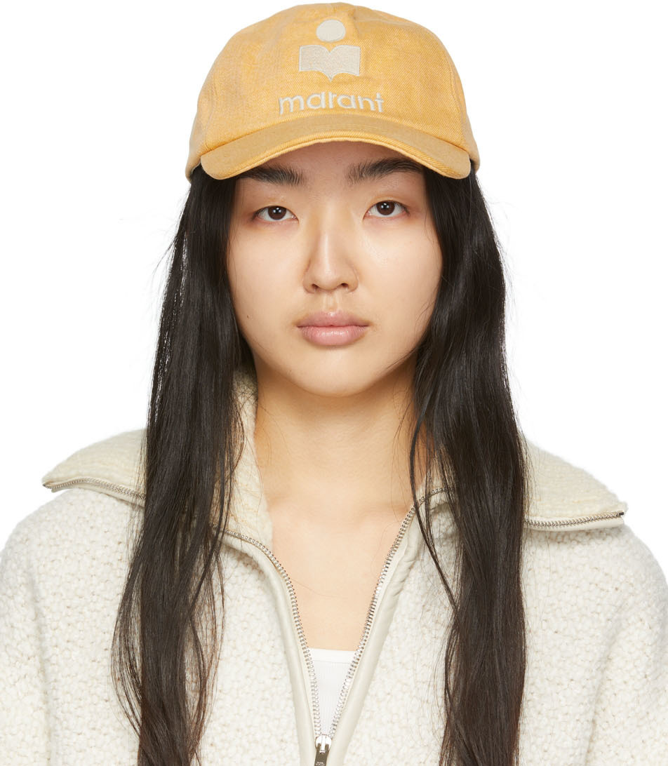 Isabel Marant Yellow Denim Tyron Cap Isabel Marant