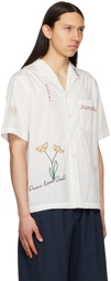 Universal Works White Flower Mountain Edition Shirt