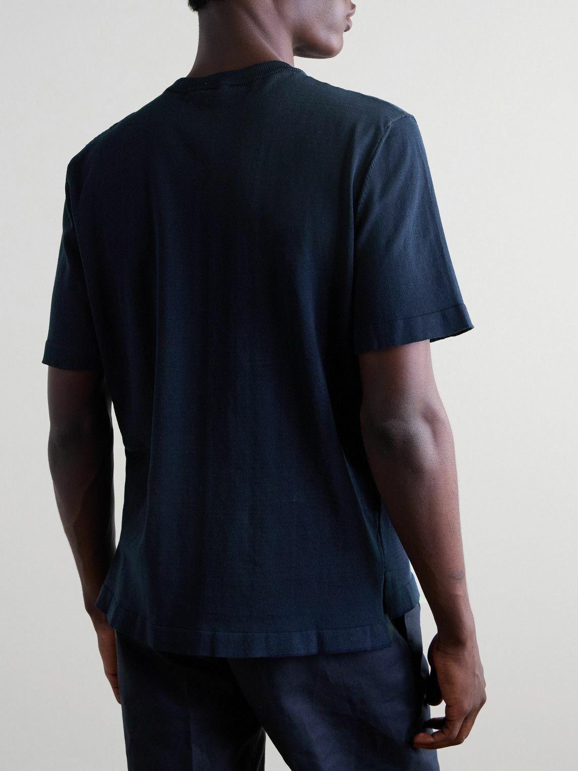 Rubinacci - Sorrento Cotton-Jersey T-Shirt - Blue