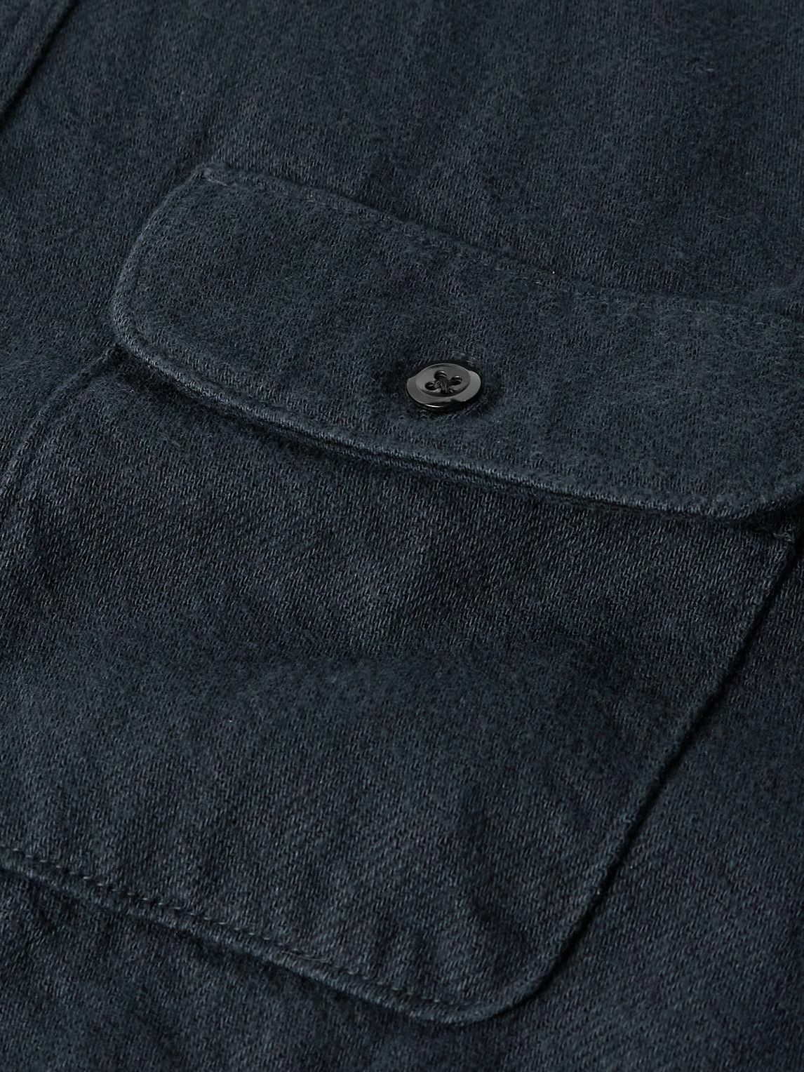 OrSlow - Organic Cotton-Flannel Shirt - Blue