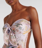 Zimmermann Wylie Scarf Tie floral swimsuit