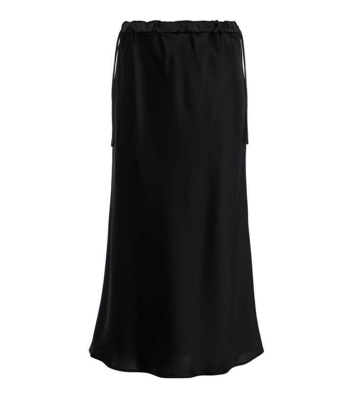 Photo: Max Mara Editore satin midi skirt