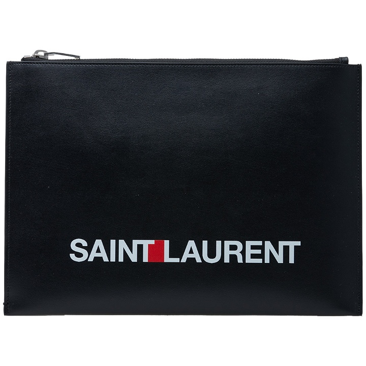 Photo: Saint Laurent Archive Logo Document Holder
