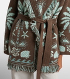 Alanui Echoes Of The Island wool and cotton cardigan