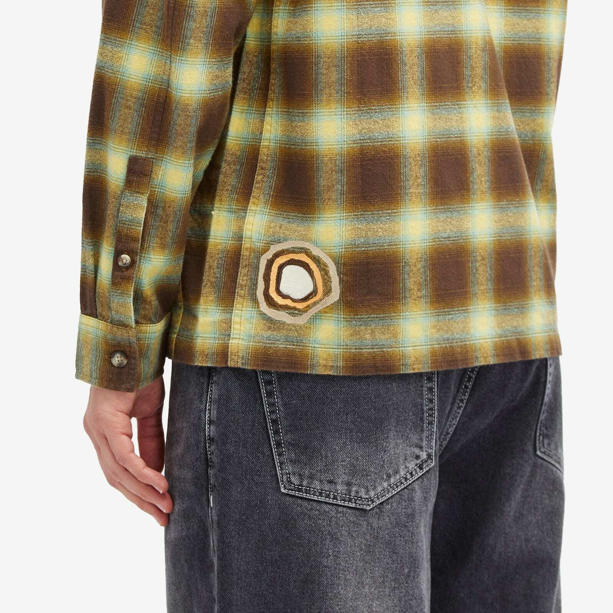 Magic Castles Men's Cisco Flannel Shirt in Chestnut Check Flannel