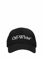 OFF-WHITE - Bookish Logo Cotton Baseball Cap
