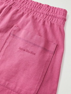 Acne Studios - Straight-Leg Cotton-Jersey Shorts - Pink