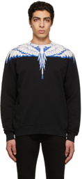 Marcelo Burlon County of Milan Black Wings Sweatshirt