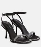 Simkhai - Icon crystal-embellished satin sandals