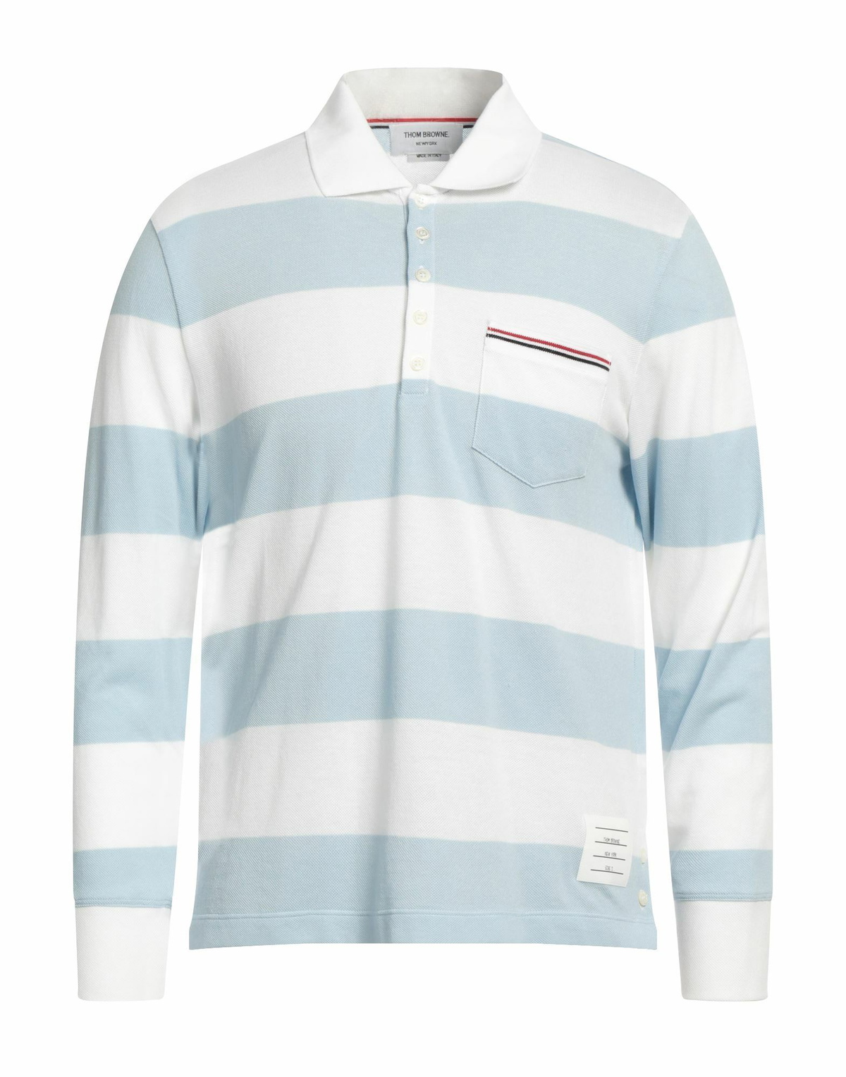 Thom Browne Mens Polo shirt Sky in Blue