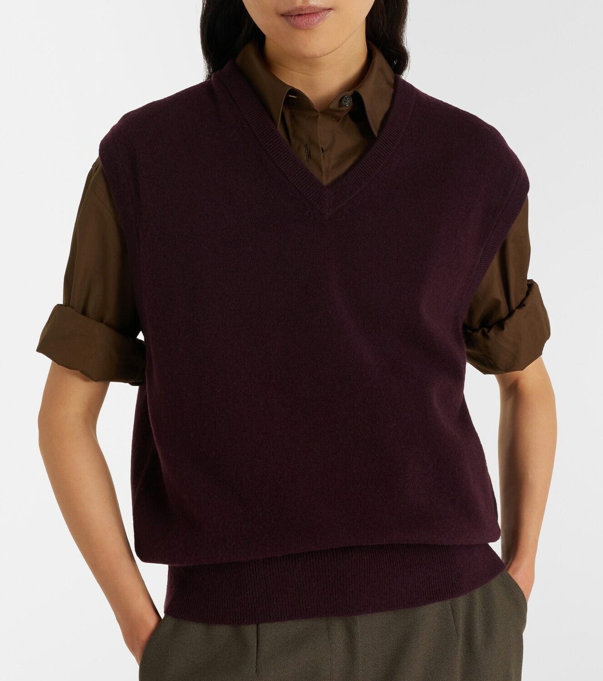 Extreme Cashmere n°243 Spencer cashmere-blend sweater vest