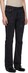 Ksubi Black Bronko Asher Trashed Jeans