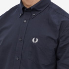 Fred Perry Authentic Men's Oxford Shirt in Navy