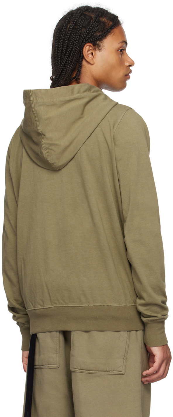 Rick Owens DRKSHDW Khaki Jason Hoodie Rick Owens Drkshdw