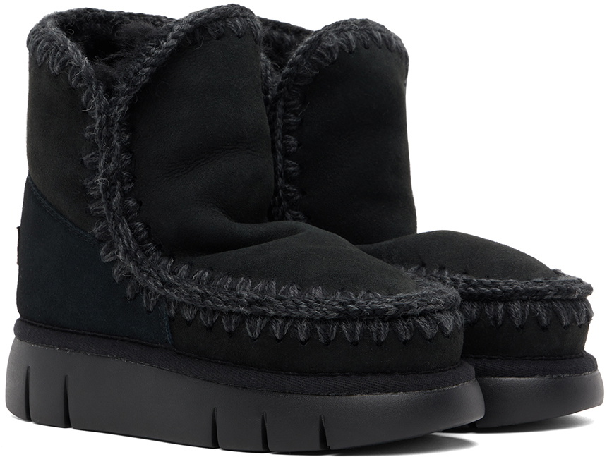 Mou Black 18 Bounce Ankle Boots