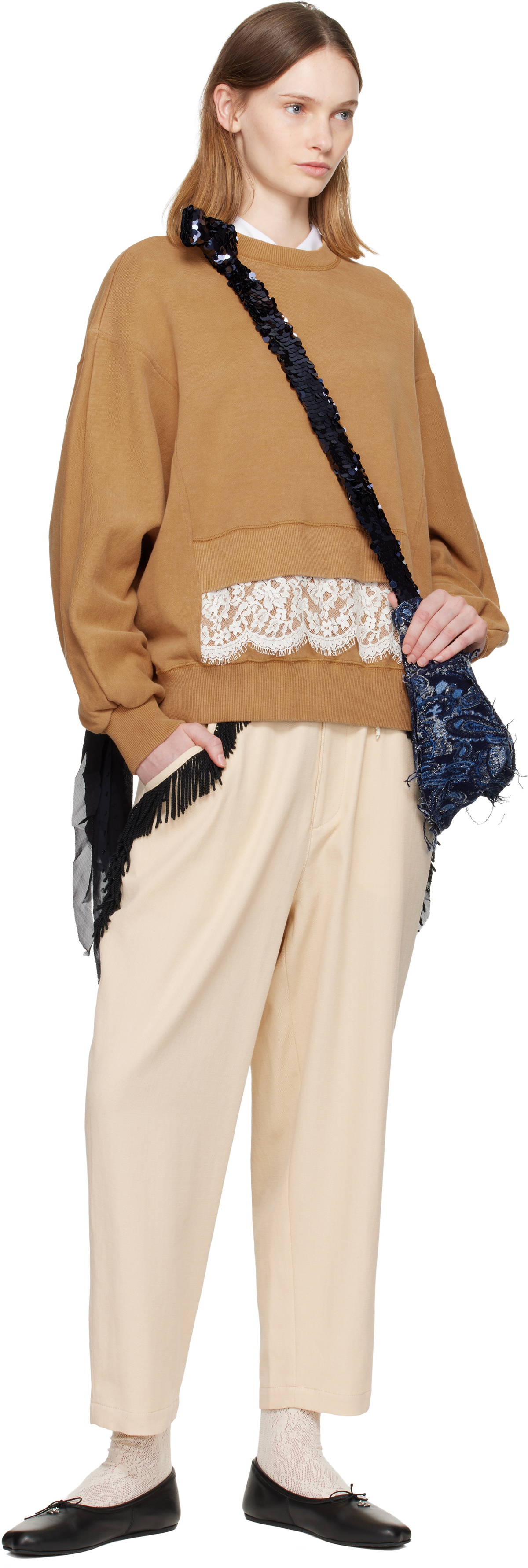 UNDERCOVER Tan UP2E1801 Sweatshirt