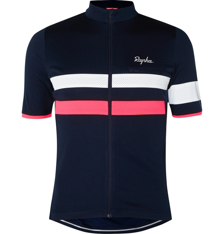 Photo: Rapha - Brevet Panelled Cycling Zip-Up Jersey - Blue
