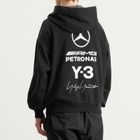 Y-3 Men's x Mercedes F1 Zip Hoodie in Black
