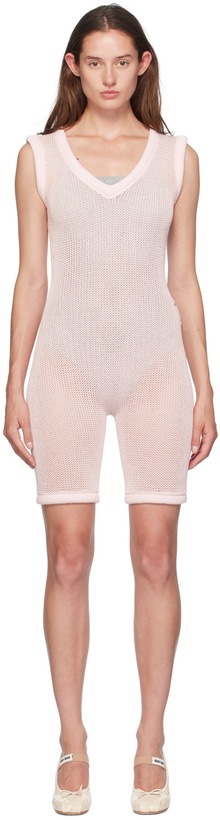 Photo: Isa Boulder Pink Armor Chain Jumpsuit