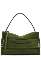 JW Anderson Loafer Suede Shoulder bag - Khaki - One Size
