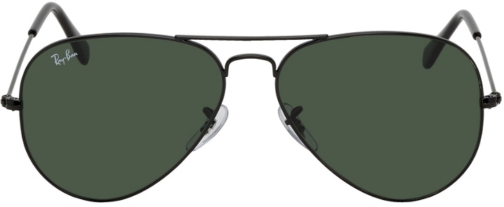 Photo: Ray-Ban Black Aviator Classic Sunglasses