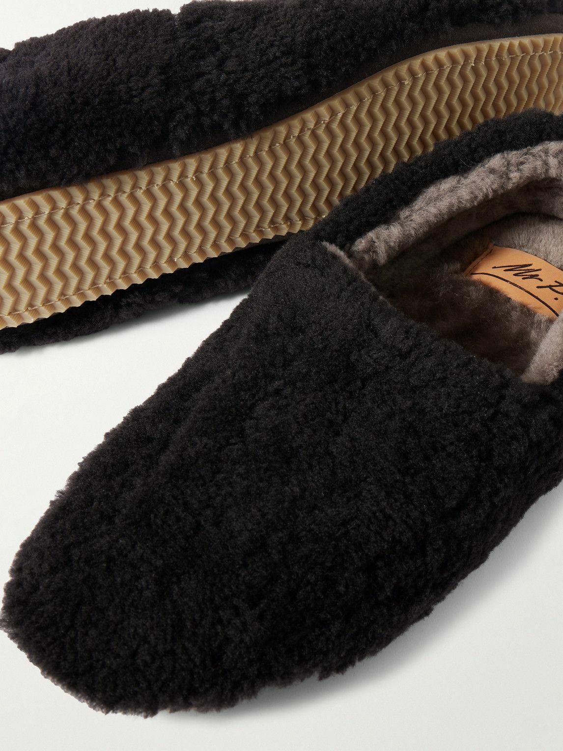 Mr P. - Shearling Slippers - Brown