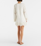 Veronica Beard Amberg cotton and linen minidress