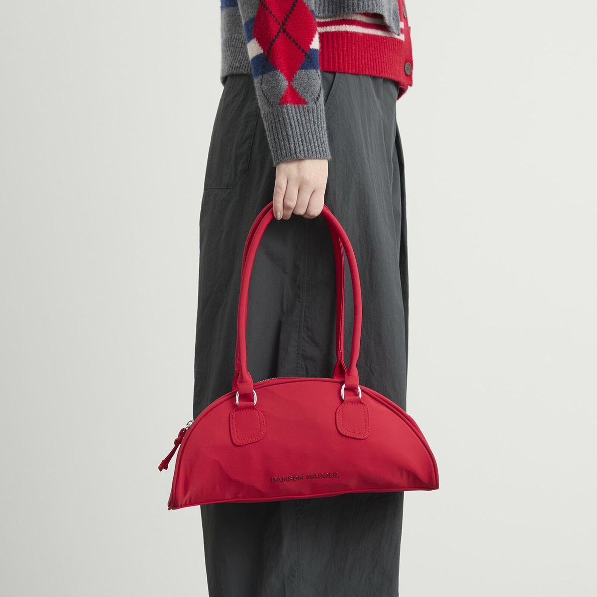 Damson Madder Women's Berta Bowler Bag in Red 