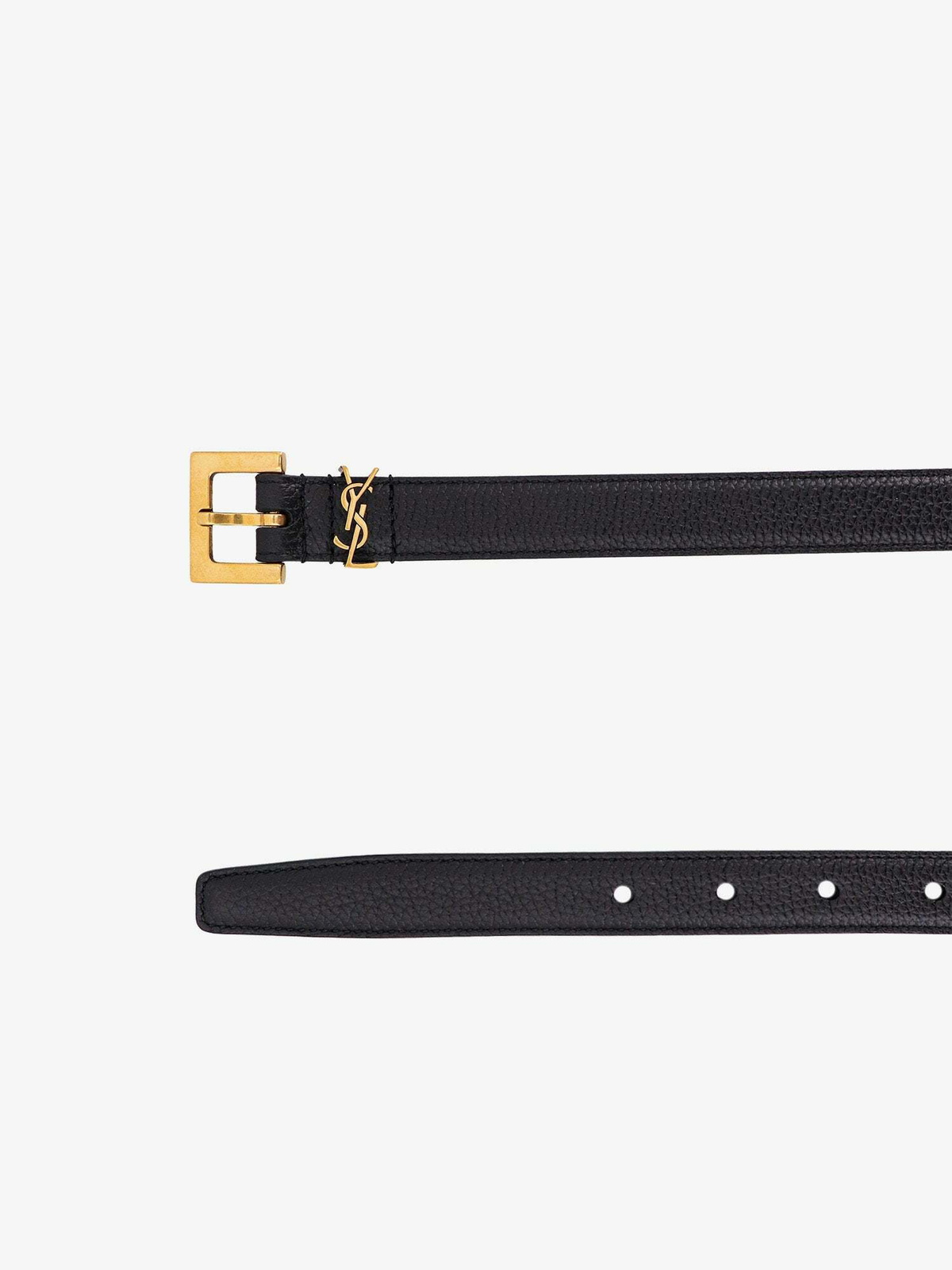 Saint Laurent Belt Black Mens Saint Laurent