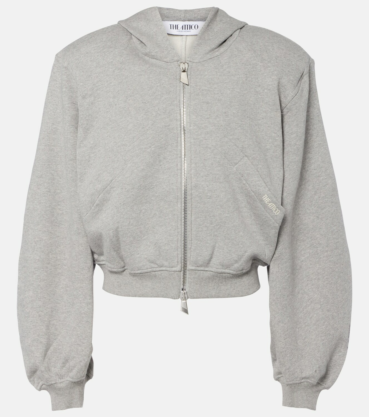 The Attico Cotton jersey hoodie