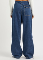 Dion Lee Parachute Wide-leg Jeans Blue