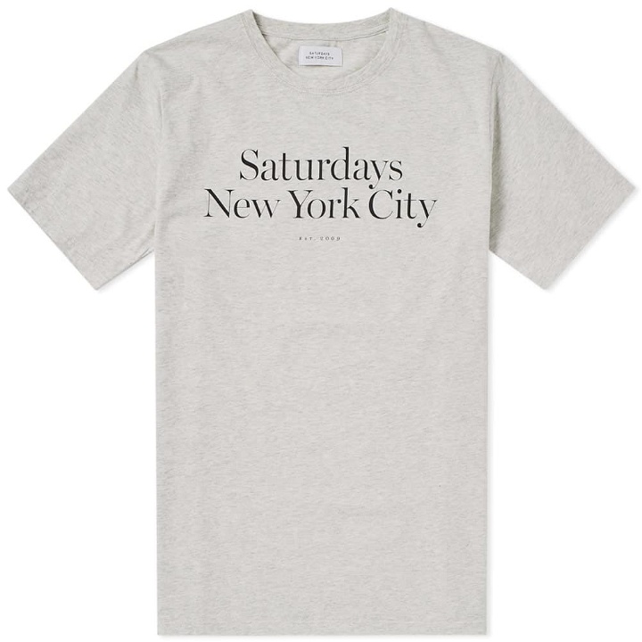 Photo: Saturdays NYC Miller Standard Tee Grey
