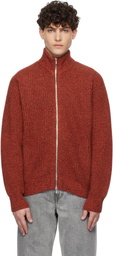 YLÈVE Orange Wool & Cashmere Sweater