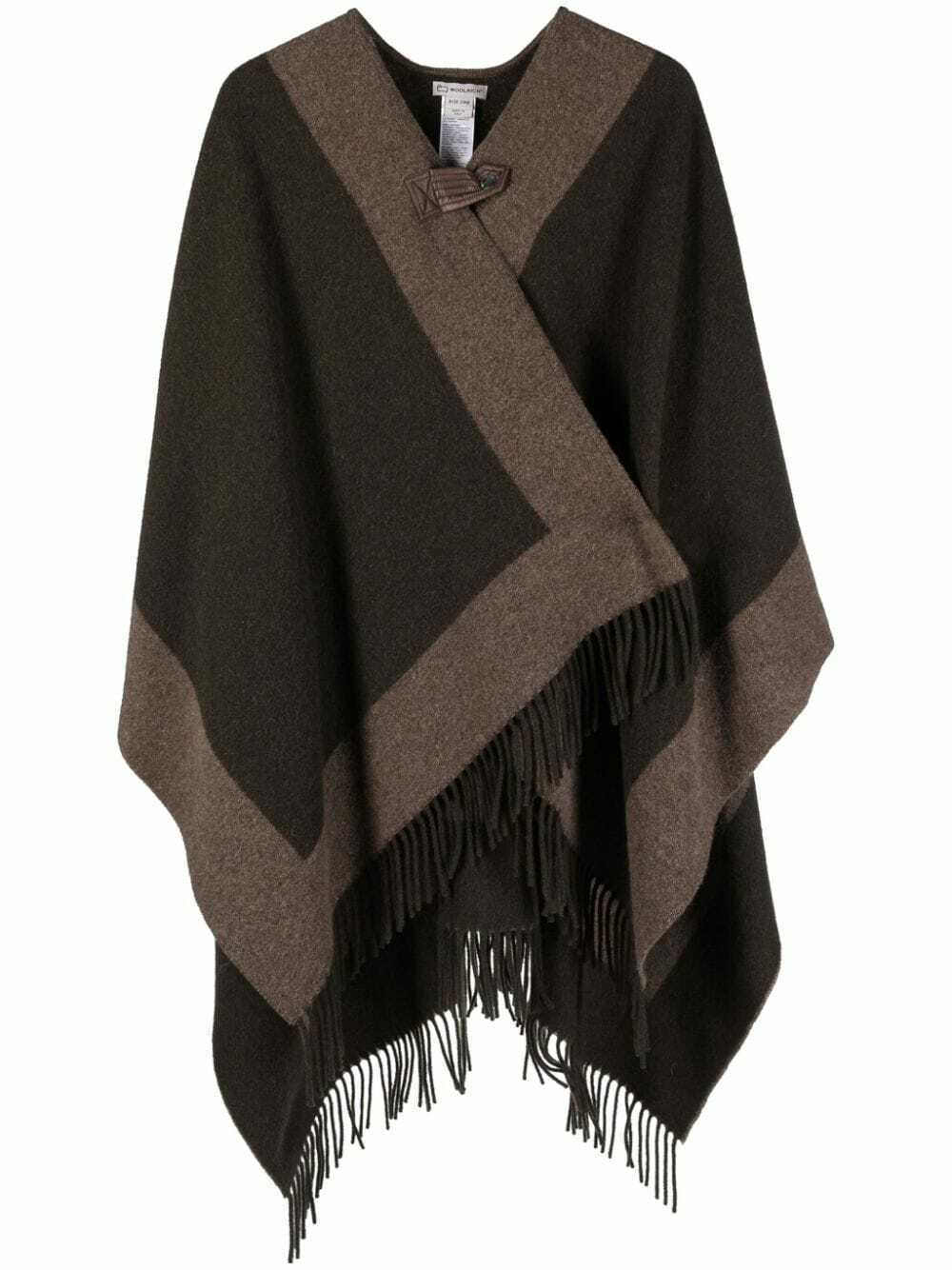 WOOLRICH - Wool Blend Cape Woolrich