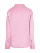 MC2 Saint Barth Man Water Color Fluo Pink Linen Pamplona Shirt