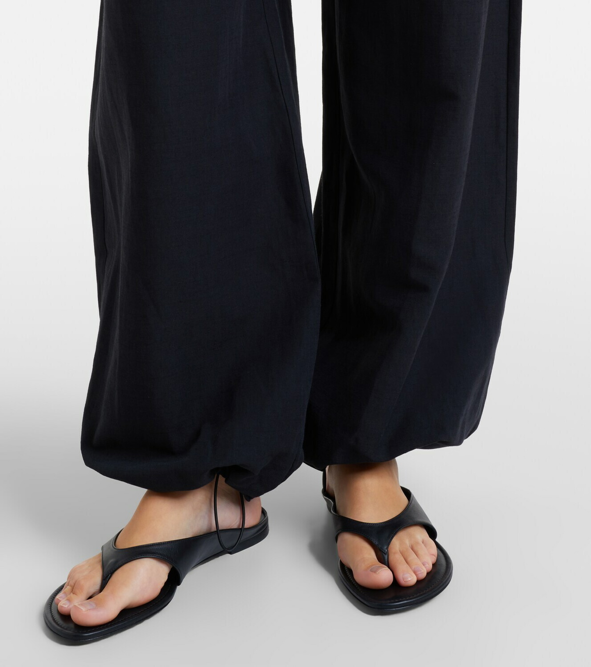Vince Cotton, rayon, and linen balloon pants