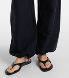 Vince Cotton, rayon, and linen balloon pants