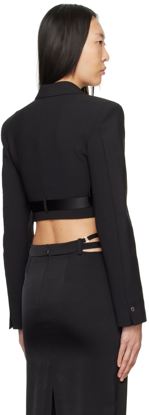 Dion Lee Black Interlock Tuxedo Blazer Dion Lee